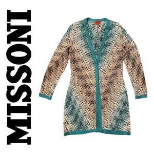 Missoni Metallic Sweater Coat